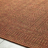 Benjaman Bohemian Rust Area Rug