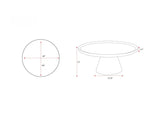 Ife Wood Coffee Table