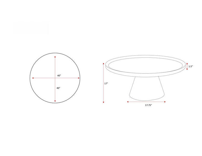 Ife Wood Coffee Table