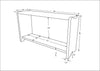 Carisma Brown Console Table