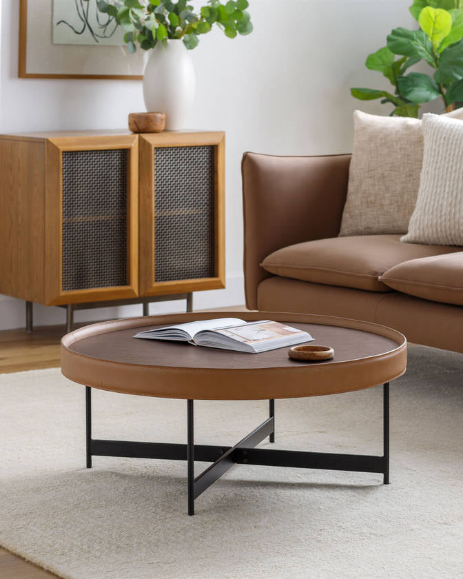Valarie Brown/Black Coffee Table