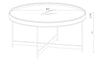 Valarie Brown/Black Coffee Table