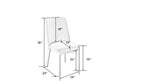Chavon Light Gray Dining Chair