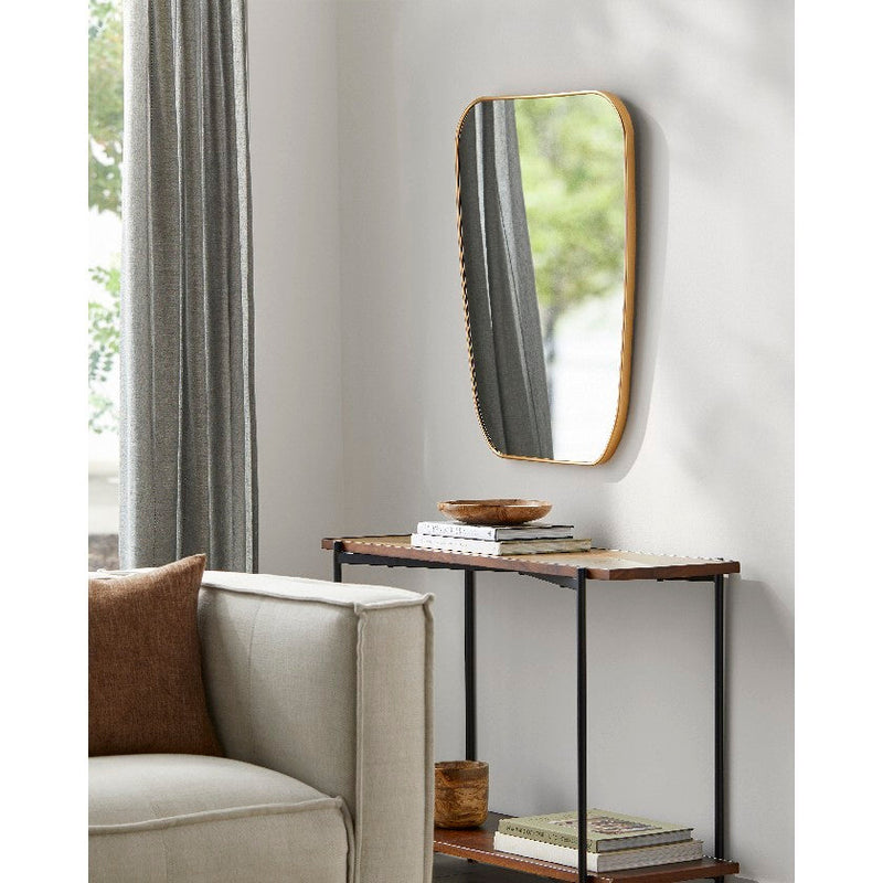 Alyce Modern Gold Wall Mirror