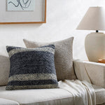 Hiroshi Steel Grey Pillow Cover