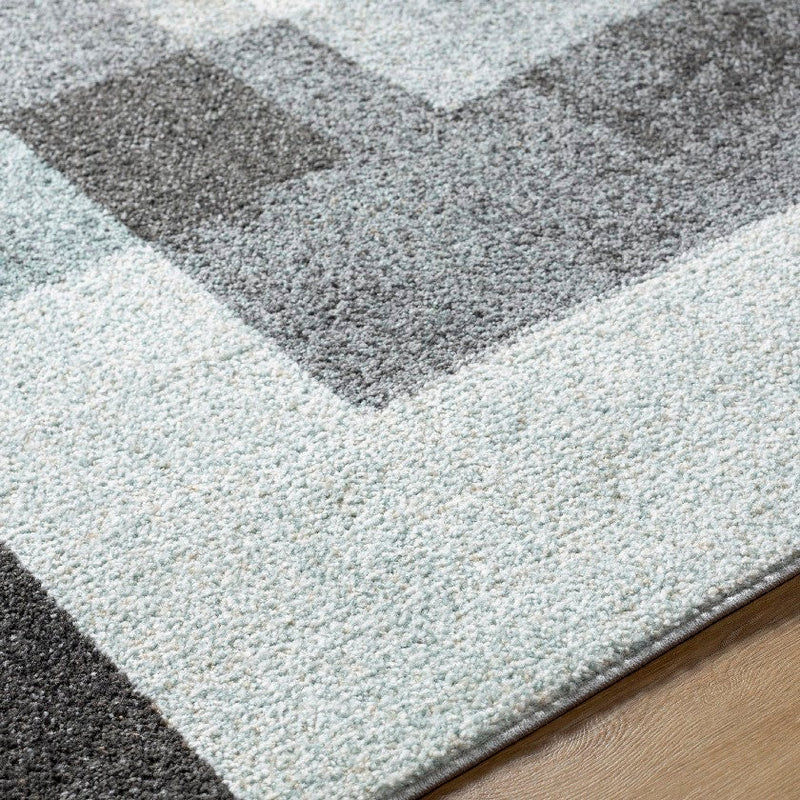 Olatokunbo Modern Black Area Rug