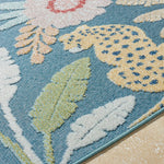 Marquite Cottage Pale Blue Area Rug