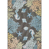 Parth Cottage Charcoal/Blue Area Rug