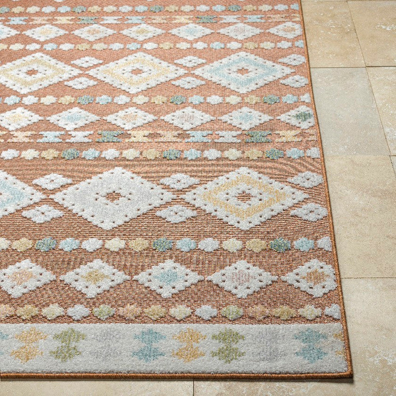 Zarinah Modern Rust Area Rug