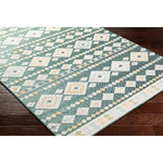 Zarinah Modern Medium Green Area Rug