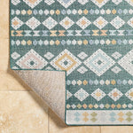 Zarinah Modern Medium Green Area Rug