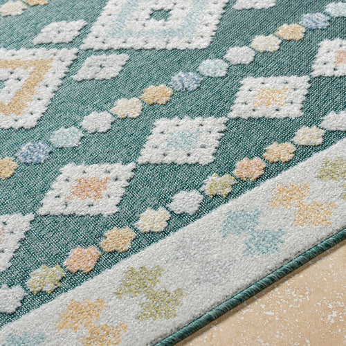 Zarinah Modern Medium Green Area Rug