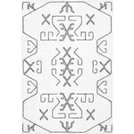 Celisa Modern Ivory Washable Area Rug