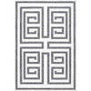 Staley Modern Black Washable Area Rug