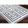 Staley Modern Black Washable Area Rug