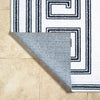 Staley Modern Black Washable Area Rug
