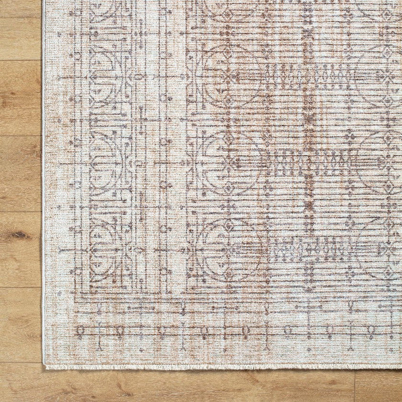 Arline Bohemian/Global Khaki Area Rug