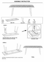 Dilkon Upholstered Wood Bench