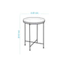 Klam Pink End Table