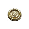 Traditional Rosette Ring Pull, Brass