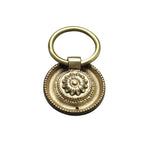 Traditional Rosette Ring Pull, Brass