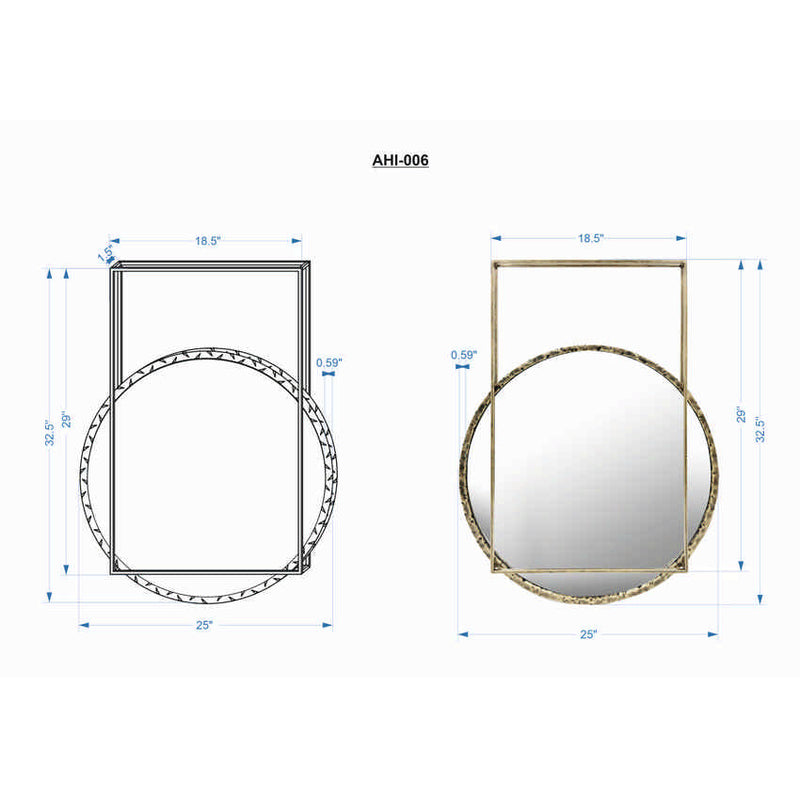 Tulfes Modern Wall Mirror