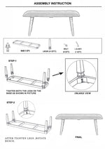 Vasili Khaki Bench
