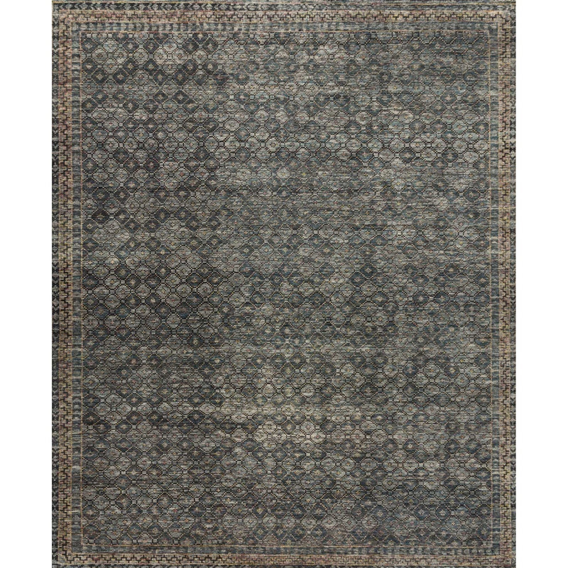 Amara Ink/Turquoise Hand-Knotted Rug