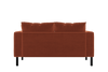The Essential Loveseat Sectional in Recycled Velvet
