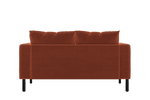 The Essential Loveseat Sectional in Recycled Velvet