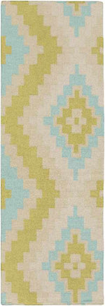 Ailey Global White/Lime Area Rug