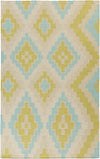 Ailey Global White/Lime Area Rug
