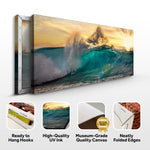 Sunrise On Atlantic Ocean Canvas Wall Art