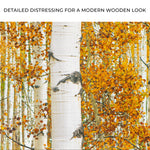 Autumn Tree Barks Canvas Wall Art
