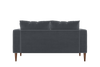 The Essential Loveseat Sectional in Recycled Velvet