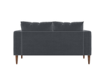 The Essential Loveseat Sectional in Recycled Velvet