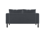 The Essential Loveseat Sectional in Recycled Velvet