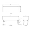 Angolemi Silver Bench
