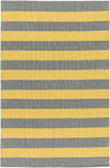 Atlanta Modern Gray/Yellow Area Rug