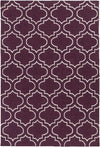 Avon Modern Purple/Ivory Area Rug