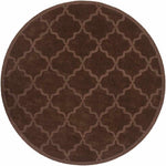 Ermont Modern Chocolate Brown Area Rug