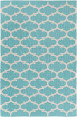 Zeumeren Modern Blue/Ivory Area Rug