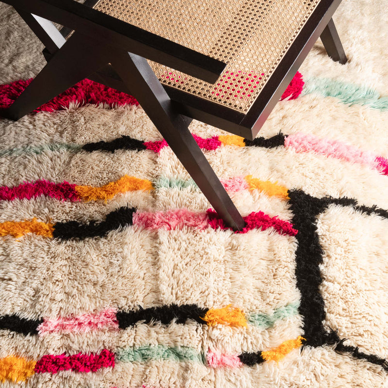 Ranya - Shag Moroccan rug