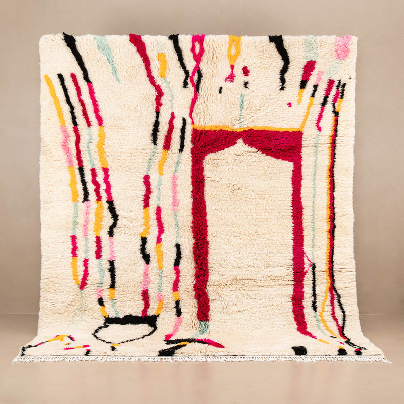 Ranya - Shag Moroccan rug