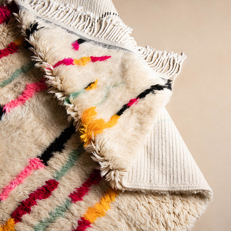 Ranya - Shag Moroccan rug