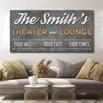 Family Theater and Lounge Sign V