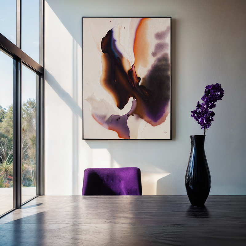 Canvas Print: "Velvet Bloom III"