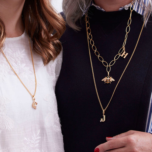 Monogram charm, K