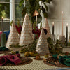 Capiz trees, set of three, white