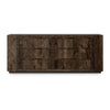 Abaso Ebony Rustic Wormwood Oak 6-Drawer Dresser | ready to ship!